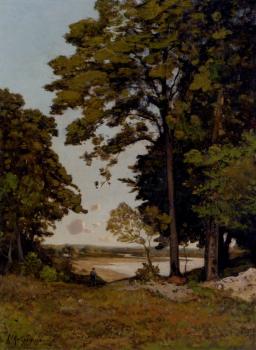 亨利 約瑟夫 哈爾皮涅斯 A Summers Day On The Banks Of The Allier 亨利 約瑟夫 哈爾皮涅斯 A Summers Day On The Banks Of The Allier